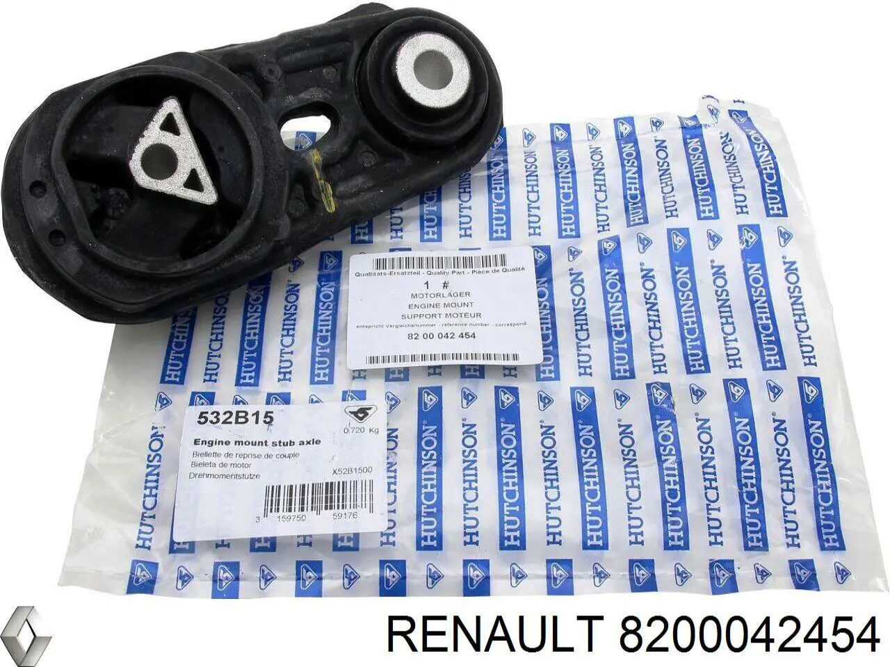 8200042454 Renault (RVI) Coxim (suporte) dianteiro de motor