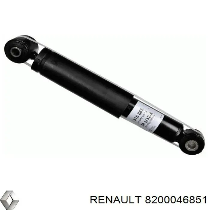 8200046851 Renault (RVI) Amortecedor traseiro