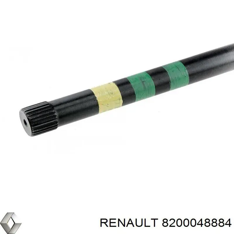 8200048884 Renault (RVI) Barra de torção traseira direita