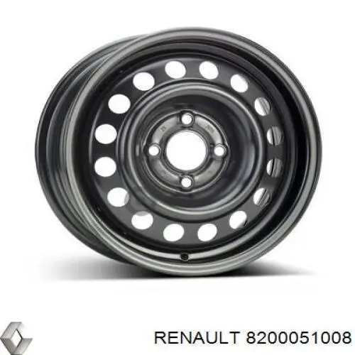 8200051008 Renault (RVI) Discos de roda de aço (estampados)