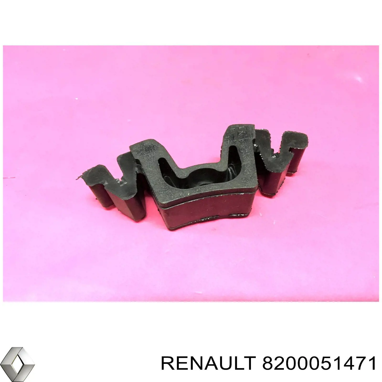 8200051471 Renault (RVI) Coxim superior de fixação do radiador