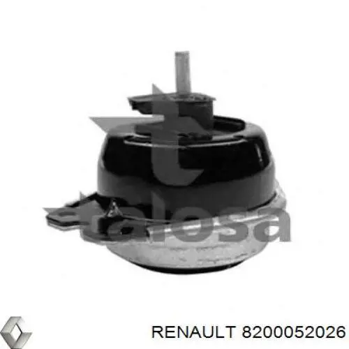 8200052026 Renault (RVI) Coxim (suporte) direito de motor