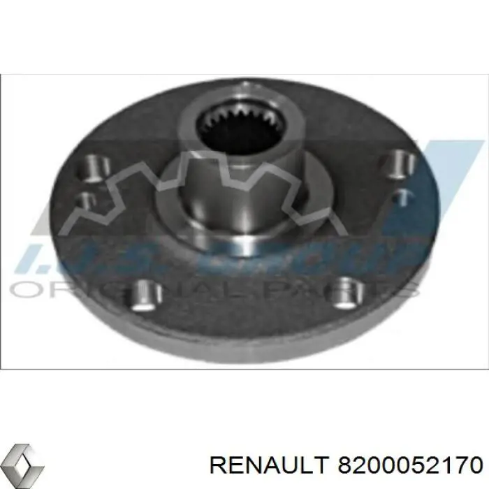 8200052170 Renault (RVI) Cubo dianteiro