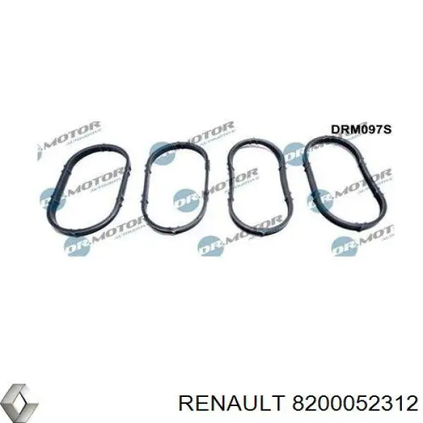 Compre 8200052312 Renault (RVI) Vedante de tubo coletor de admissão