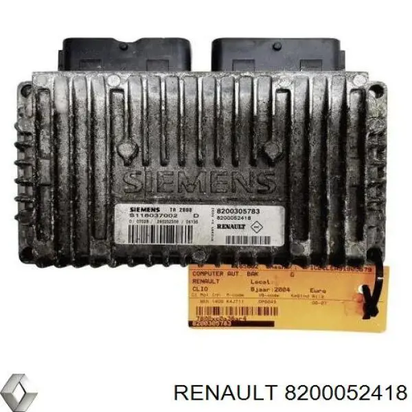 Módulo de direção (Centralina eletrônica) da Caixa Automática de Mudança eletrônica S118038004A Renault (RVI)