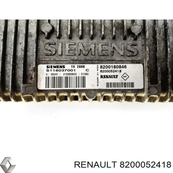 S118038004A Renault (RVI) Módulo de direção (Centralina eletrônica) da Caixa Automática de Mudança eletrônica