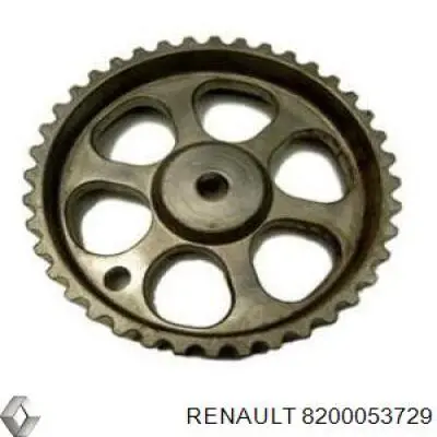 8200053729 Renault (RVI) Engrenagem de cadeia da roda dentada da árvore distribuidora de motor