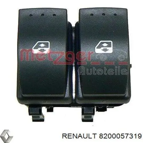 Unidade de botões dianteira esquerda de controlo de elevador de vidro Renault (RVI) 8200057319 preço, a partir de 27,70 USD
