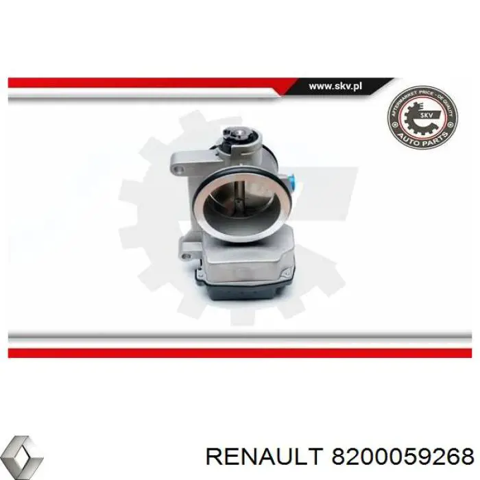 8200059268 Renault (RVI) Válvula de borboleta montada