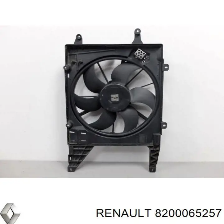 Compre 8200065257 Renault (RVI) Difusor do radiador de esfriamento, montado com motor e roda de aletas