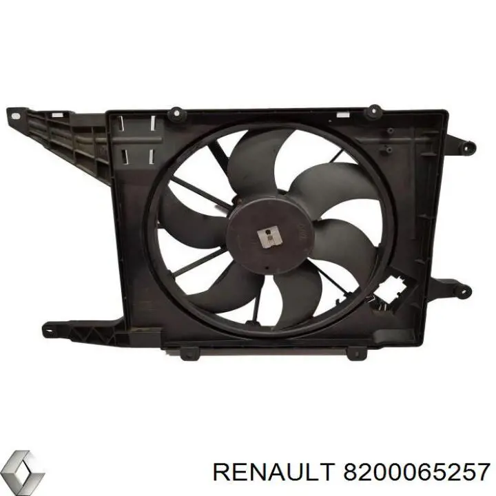 Compre 8200065257 Renault (RVI) Difusor do radiador de esfriamento, montado com motor e roda de aletas