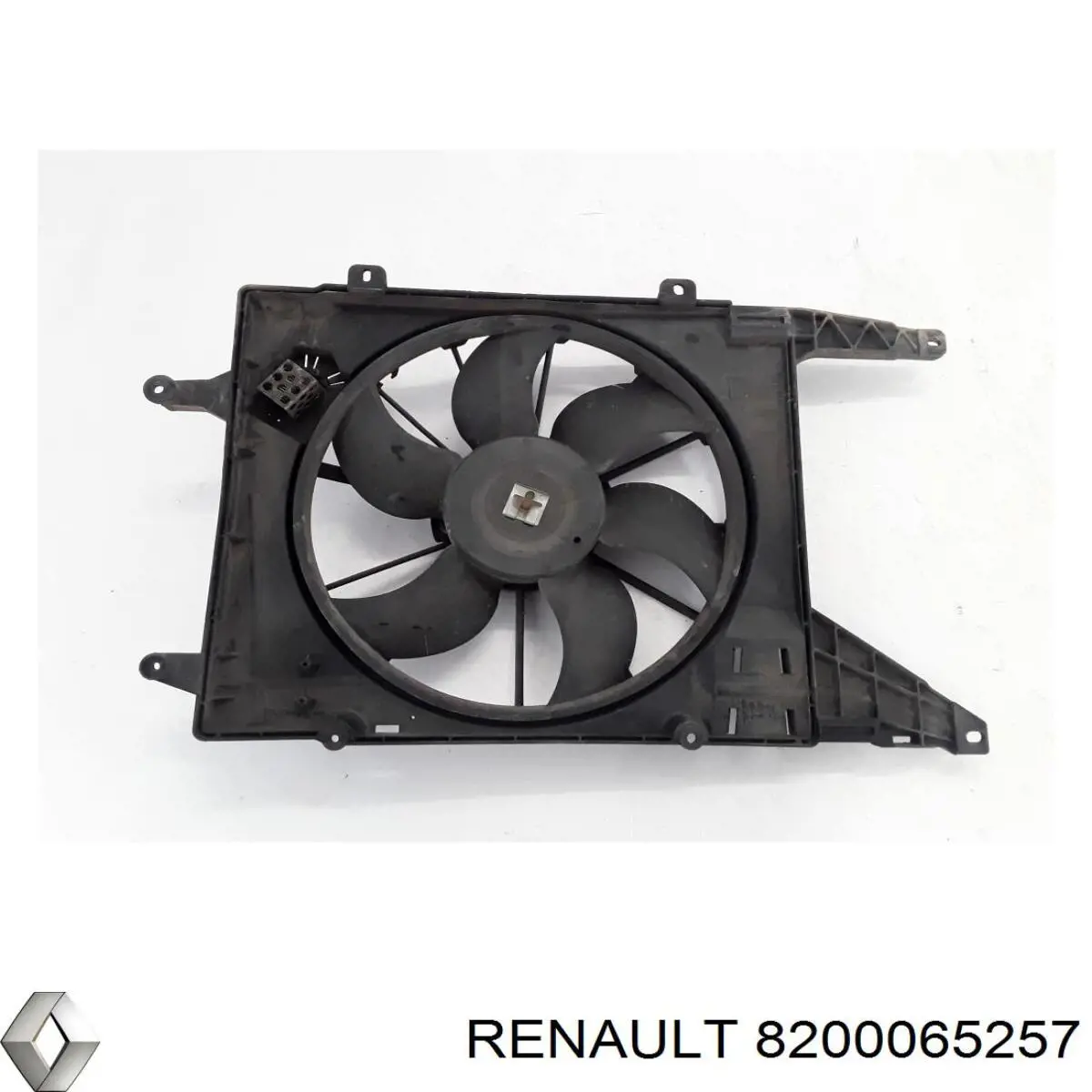 Difusor do radiador de esfriamento, montado com motor e roda de aletas 8200065257 Renault (RVI)