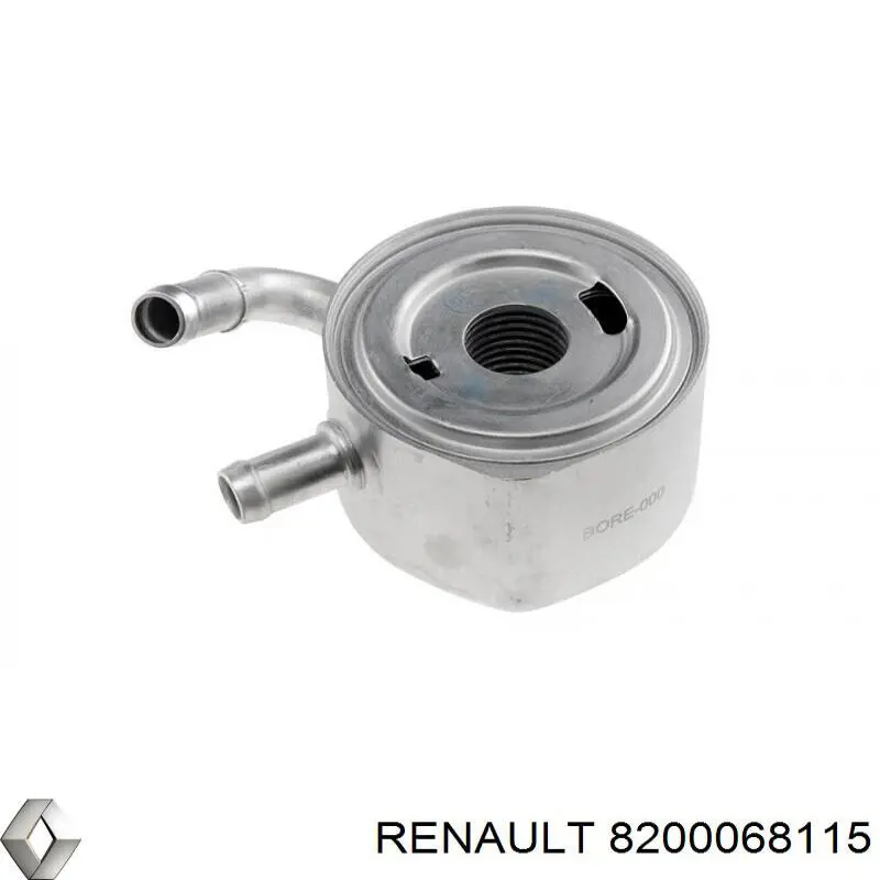 8200068115 Renault (RVI) Radiador de óleo (frigorífico), debaixo de filtro