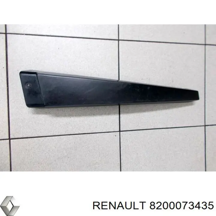 8200073435 Renault (RVI) Placa sobreposta externa central esquerda de suporte de carroçaria