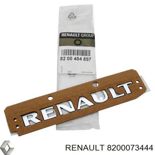 8200073444 Renault (RVI) Emblema de tampa de porta-malas (emblema de firma)