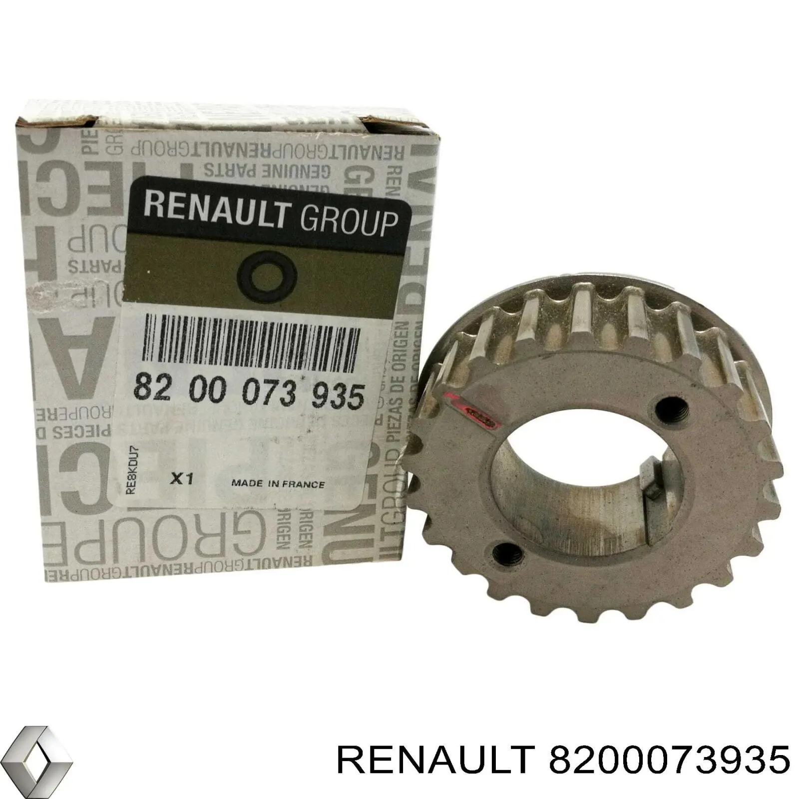 Engrenagem de cadeia da roda dentada de acionamento de cambota de motor Renault (RVI) 8200073935 preço, a partir de 23,25 USD