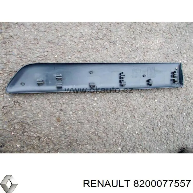 Compre 8200077557 Renault (RVI) Moldura da porta traseira direita