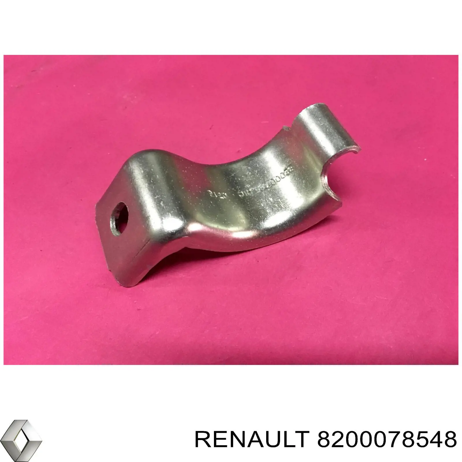 8200078548 Renault (RVI) Braçadeira de fixação da bucha de estabilizador dianteiro
