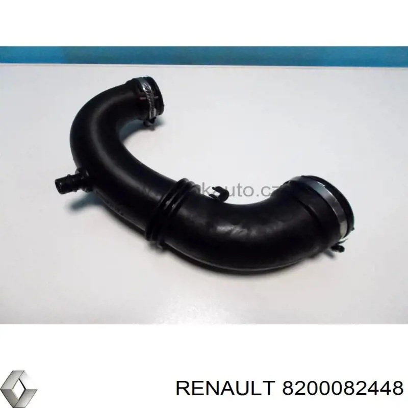 Cano derivado de ar, entrada na turbina (supercompressão) Renault (RVI) 8200082448 preço, a partir de 52,85 USD