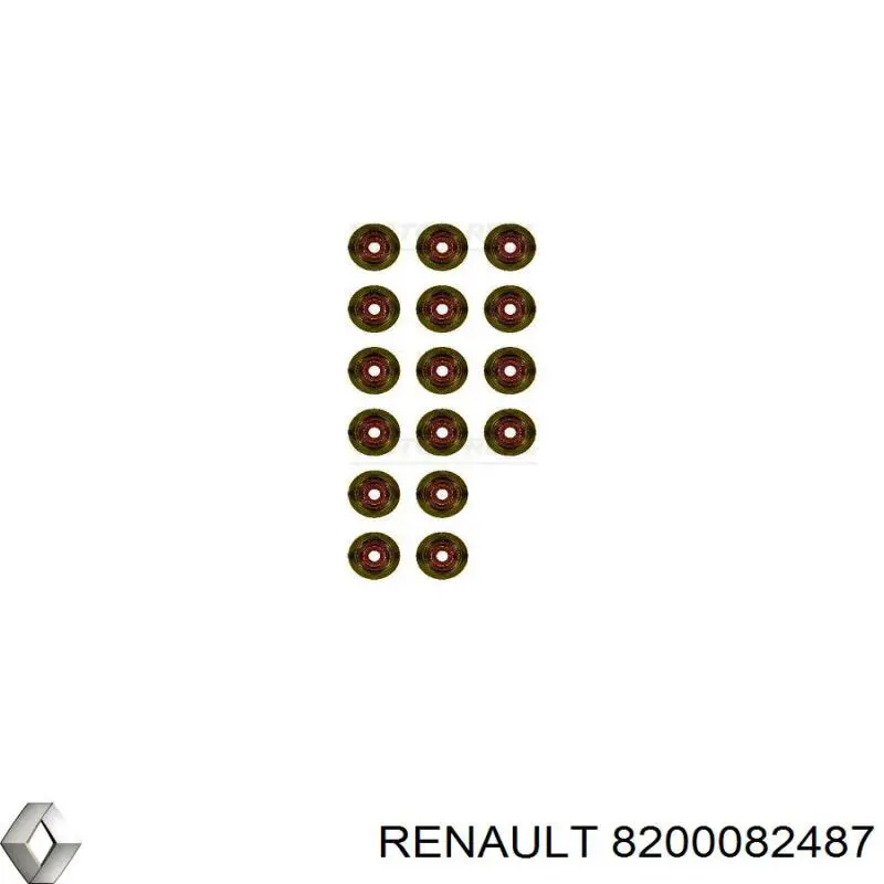 Compre 8200082487 Renault (RVI) Bucim de válvula (coletor de óleo), admissão/escape