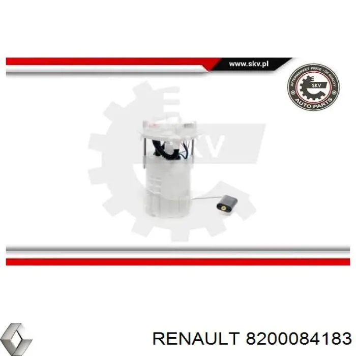 8200084183 Renault (RVI) Módulo de bomba de combustível com sensor do nível de combustível