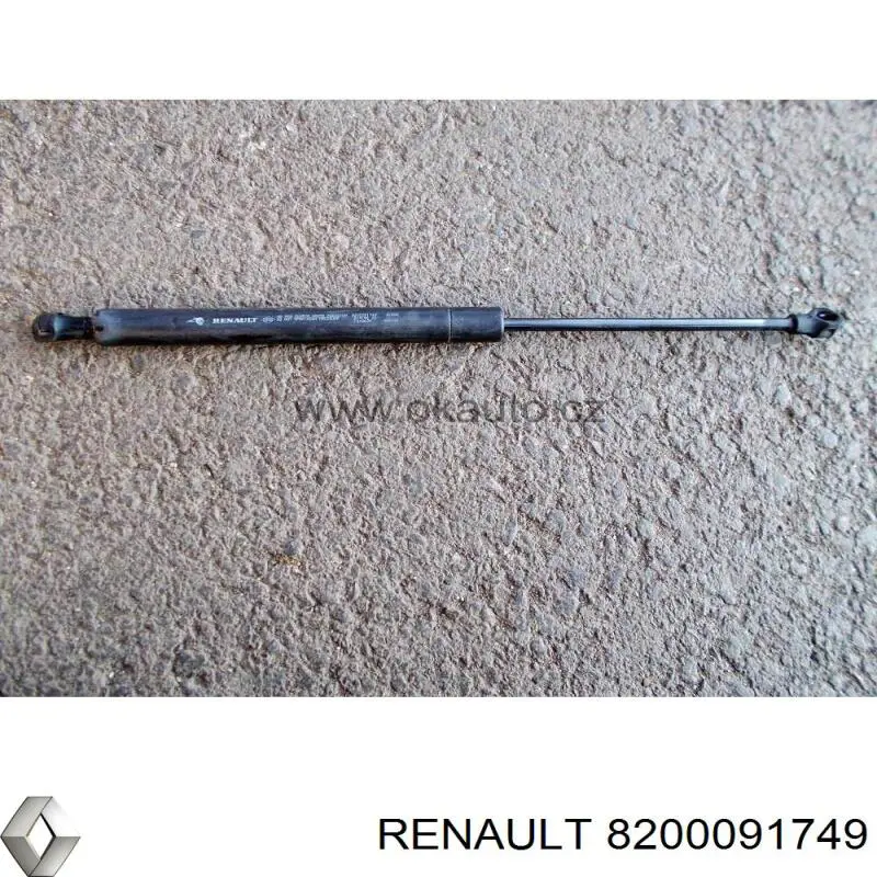 8200091749 Renault (RVI) Amortecedor da capota