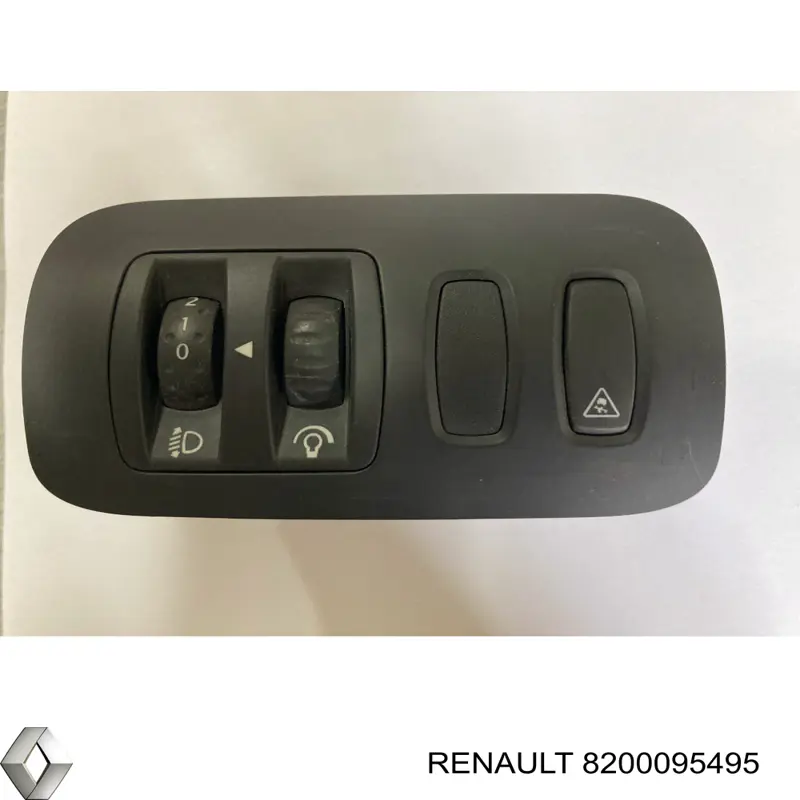 8200095495 Renault (RVI) Botão (regulador) de corretor das luzes