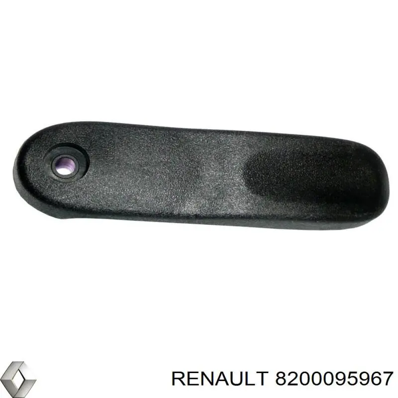 8200095967 Renault (RVI) Maçaneta esquerda interna da porta traseira (batente)