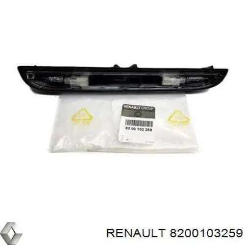 Compre 8200103259 Renault (RVI) Lanterna da luz de fundo de matrícula traseira