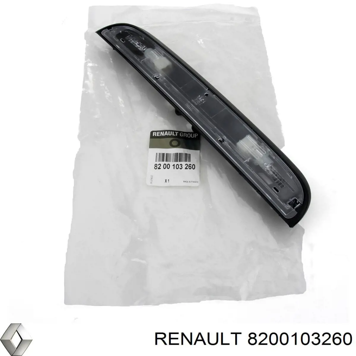8200103260 Renault (RVI) Lanterna da luz de fundo de matrícula traseira