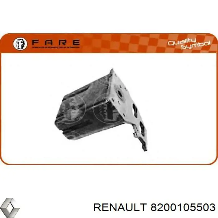 Compre 8200105503 Renault (RVI) Braçadeira do silenciador traseira