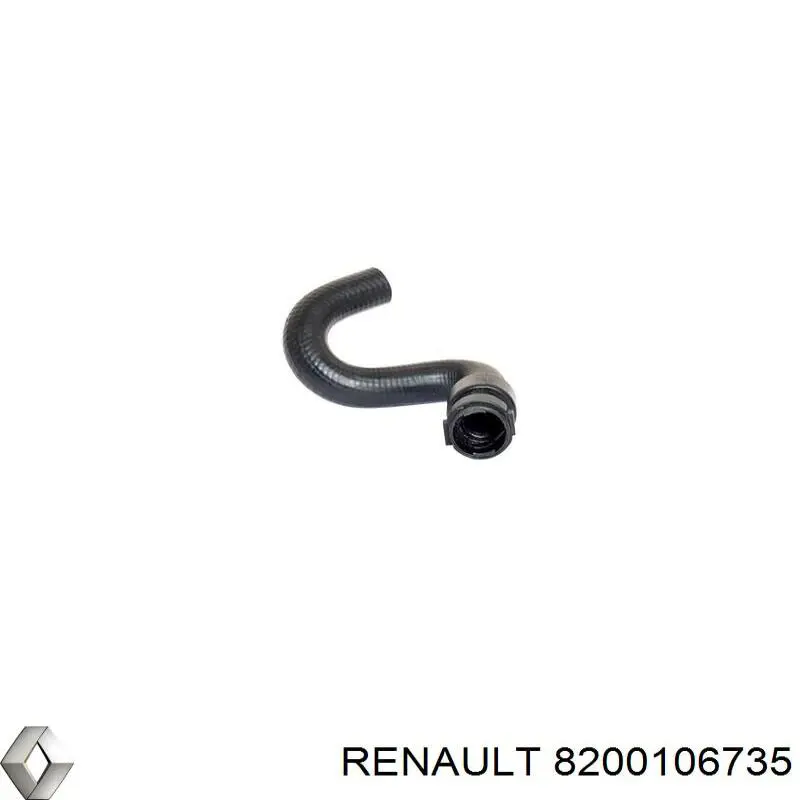 8200106735 Renault (RVI) Mangueira do radiador de aquecedor (de forno), linha de combustível de retorno
