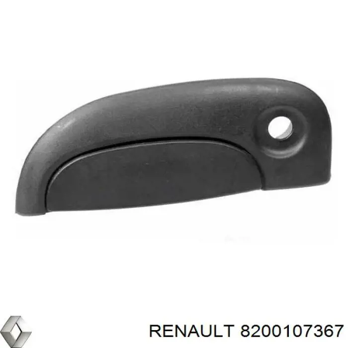 Compre 8200107367 Renault (RVI) Maçaneta dianteira esquerda externa da porta