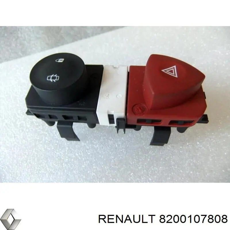 8200107808 Renault (RVI) Botão de ativação do sinal de emergência