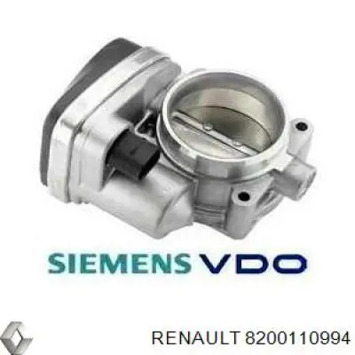 8200110994 Renault (RVI) Válvula de borboleta montada