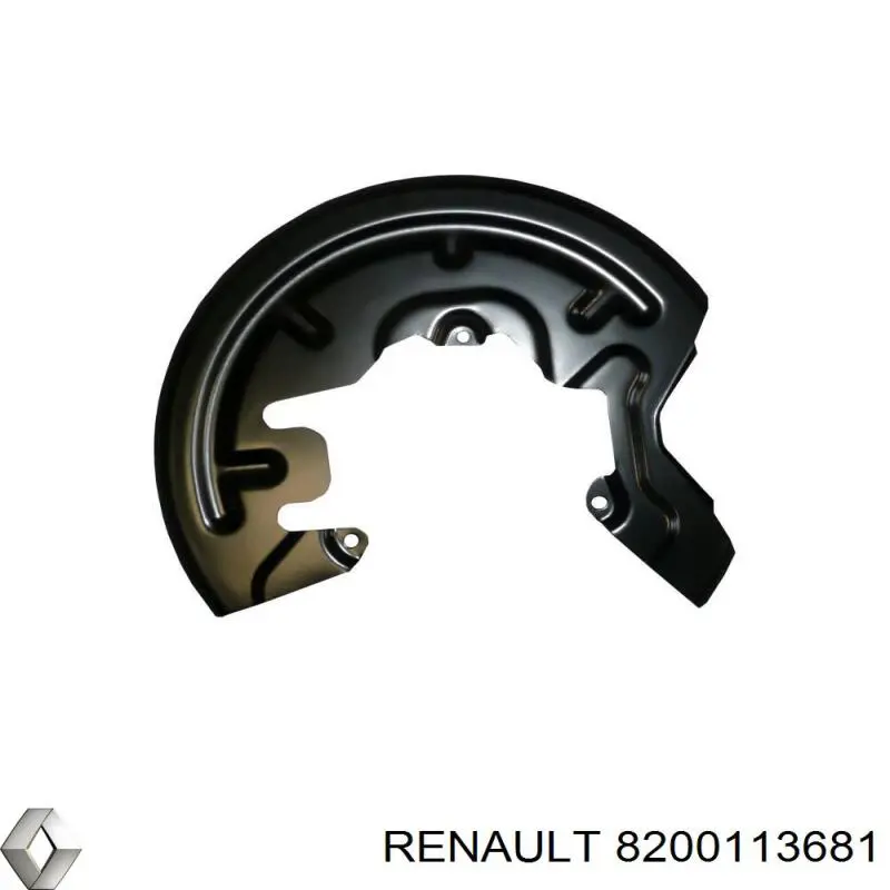 Proteção do freio de disco dianteiro esquerdo Renault (RVI) 8200113681 preço, a partir de 26,20 USD