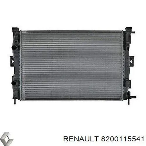 8200115541 Renault (RVI) Radiador de esfriamento de motor