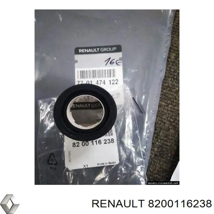 Compre 8200116238 Renault (RVI) Bucim do semieixo direito do eixo dianteiro