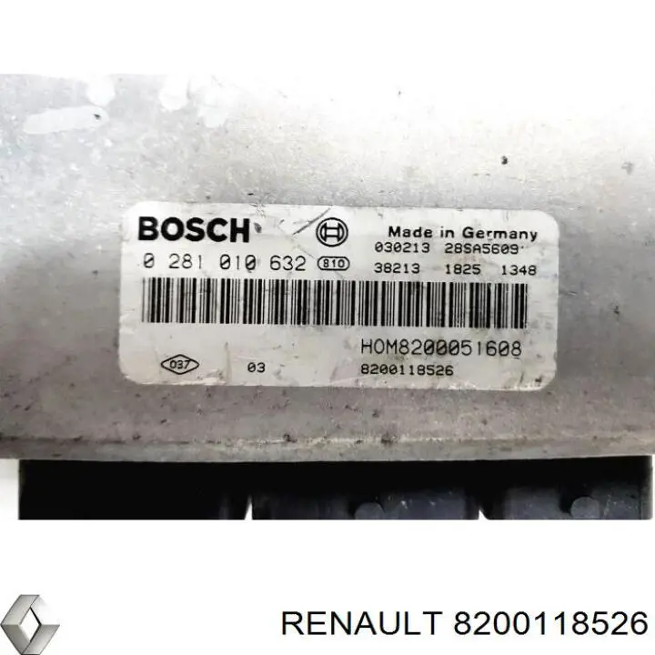 Módulo de direção (Centralina eletrônica) de motor 8200118526 Renault (RVI)