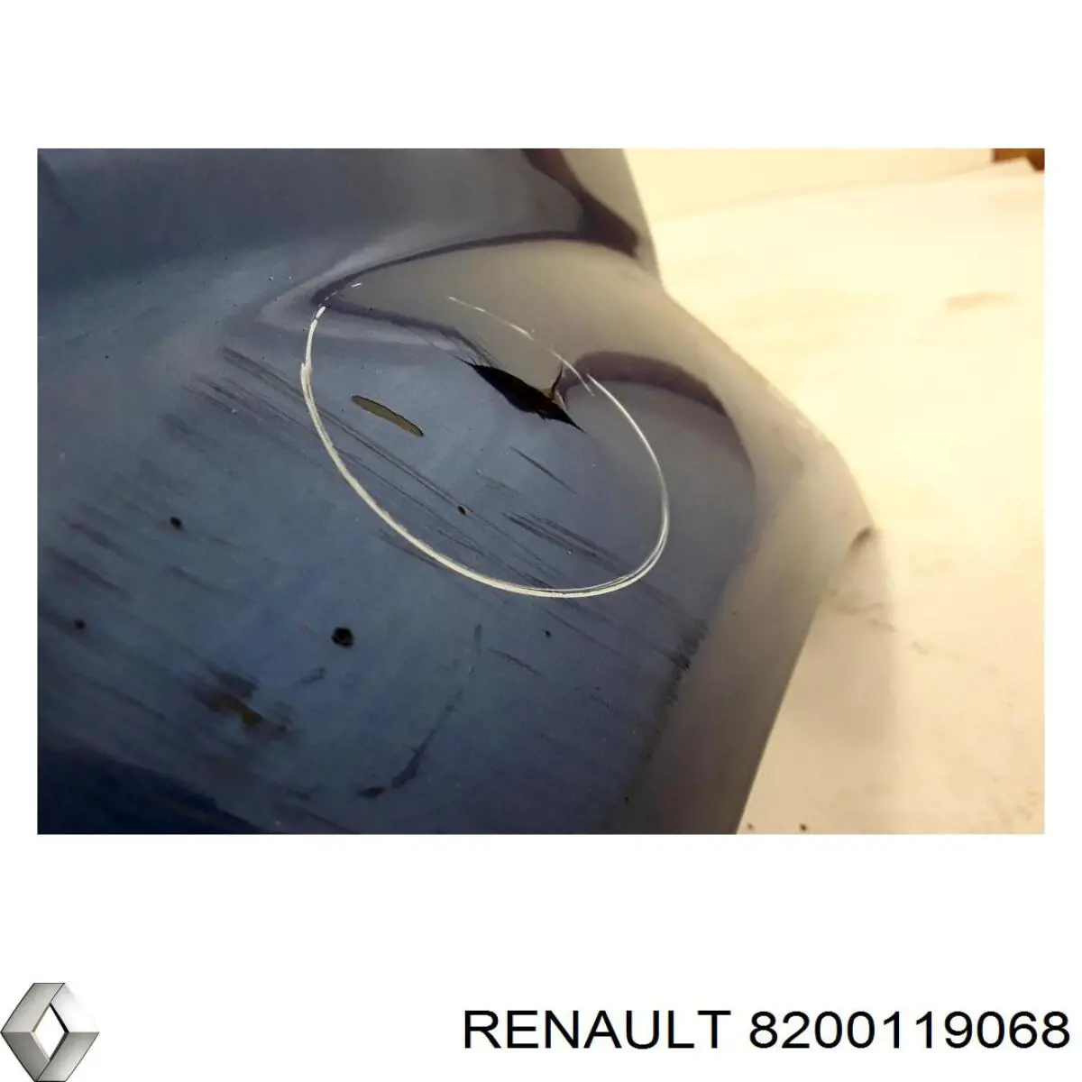 Compre 850108056R Renault (RVI) Pára-choque traseiro