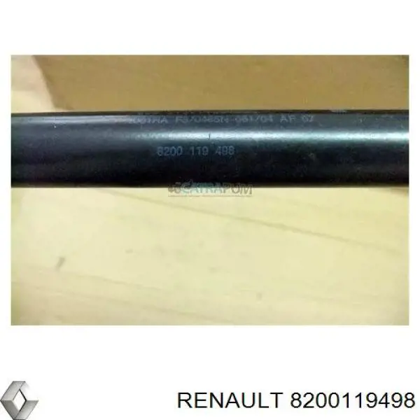 Compre 8200119498 Renault (RVI) Amortecedor de tampa de porta-malas (de 3ª/5ª porta traseira)