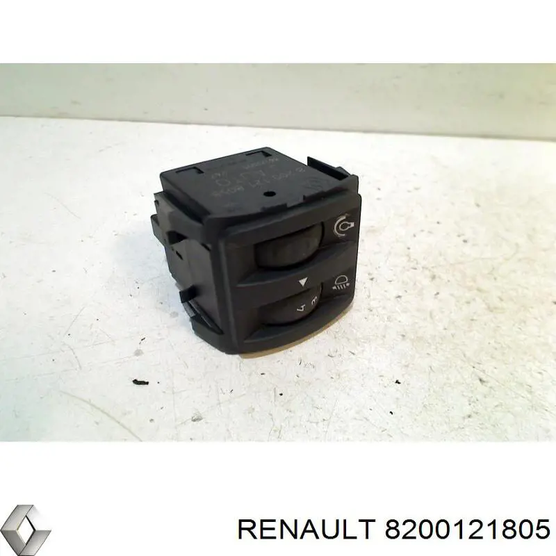 8200121805 Renault (RVI) Botão (regulador) de corretor das luzes