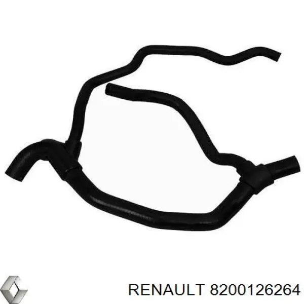 8200126264 Renault (RVI) Mangueira (cano derivado) inferior do radiador de esfriamento