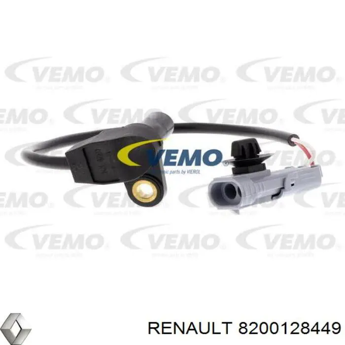 Compre 8200128449 Renault (RVI) Sensor de posição (de revoluções) de cambota