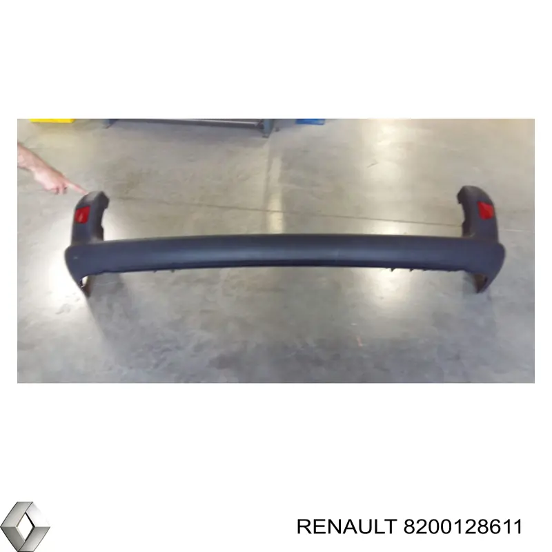 8200128611 Renault (RVI) Pára-choque traseiro