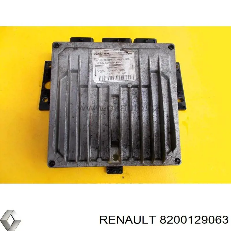 Módulo de direção (Centralina eletrônica) de motor 8200129063 Renault (RVI)