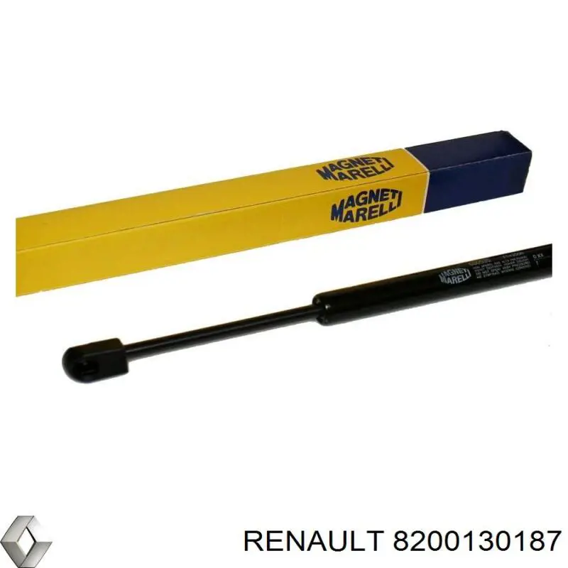8200130187 Renault (RVI) Amortecedor de vidro de porta-malas (de 3ª/5ª porta traseira (de tampa de alcapão)