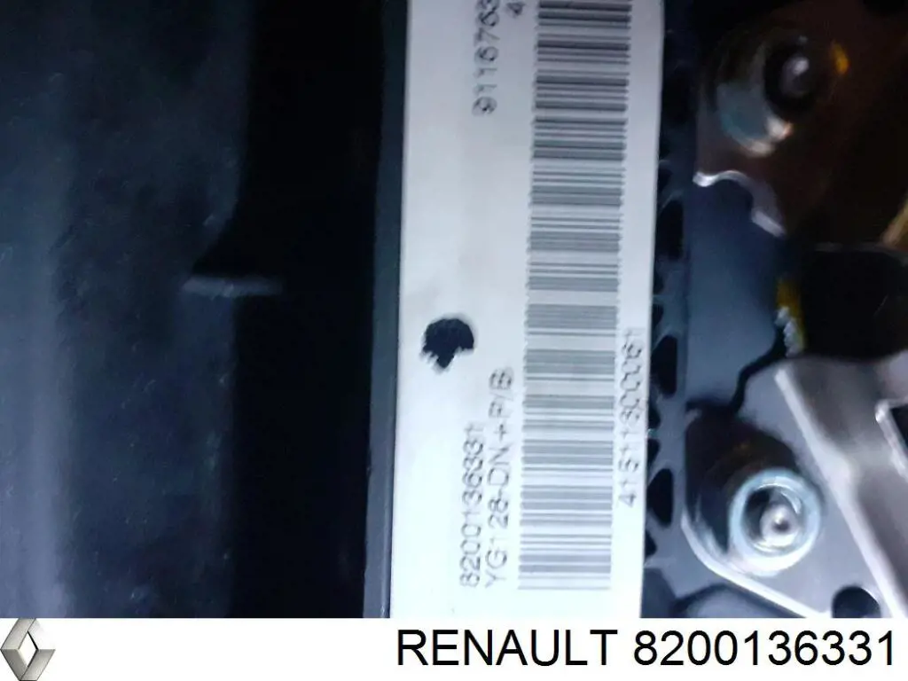 8200136331 Renault (RVI) Cinto de segurança (AIRBAG) de condutor