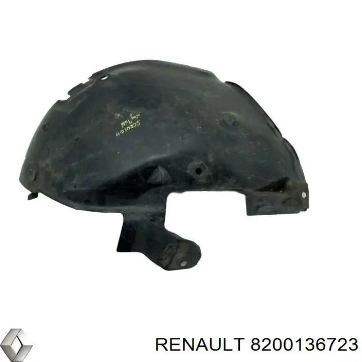 Guarda-barras esquerdo dianteiro do pára-lama dianteiro Renault (RVI) 8200136723 preço, a partir de 31,71 USD