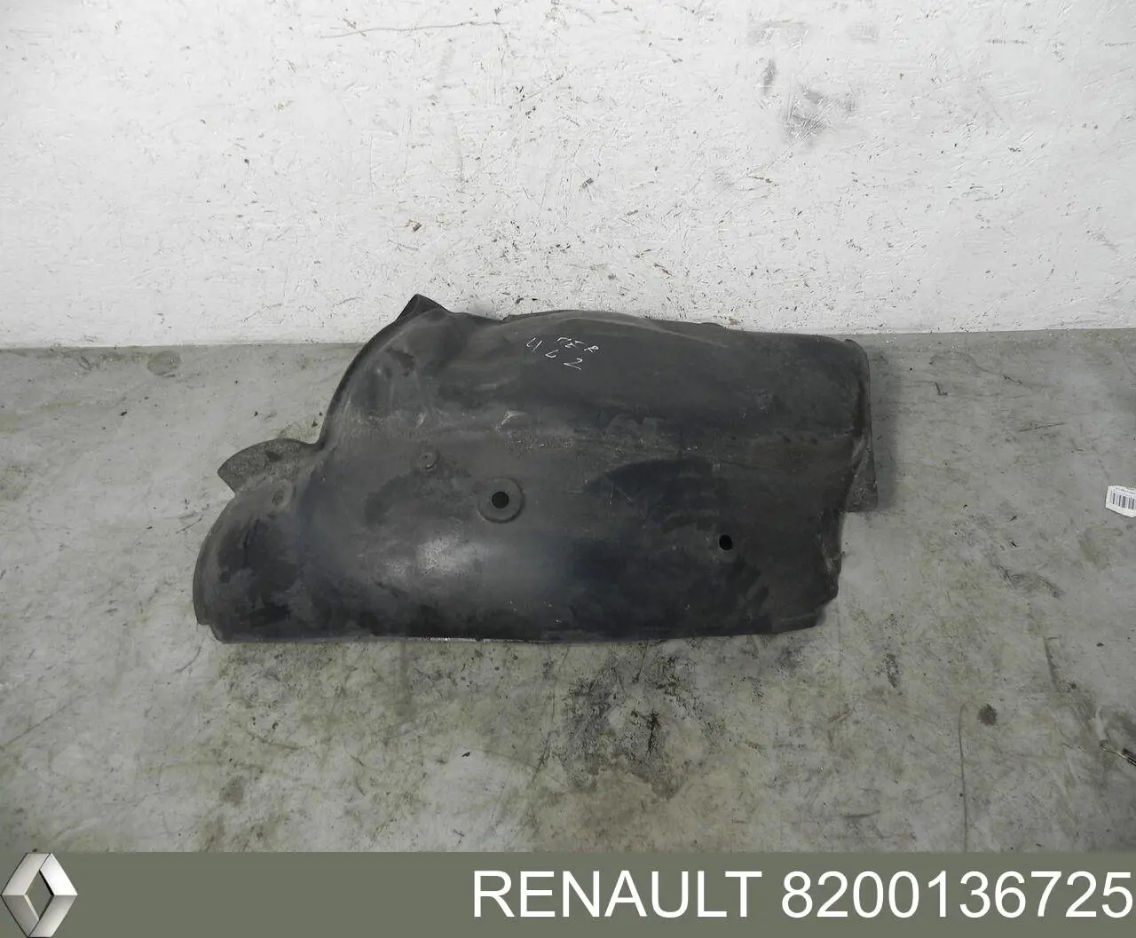 Guarda-barras esquerdo traseiro do pára-lama dianteiro Renault (RVI) 8200136725 preço, a partir de 28,38 USD
